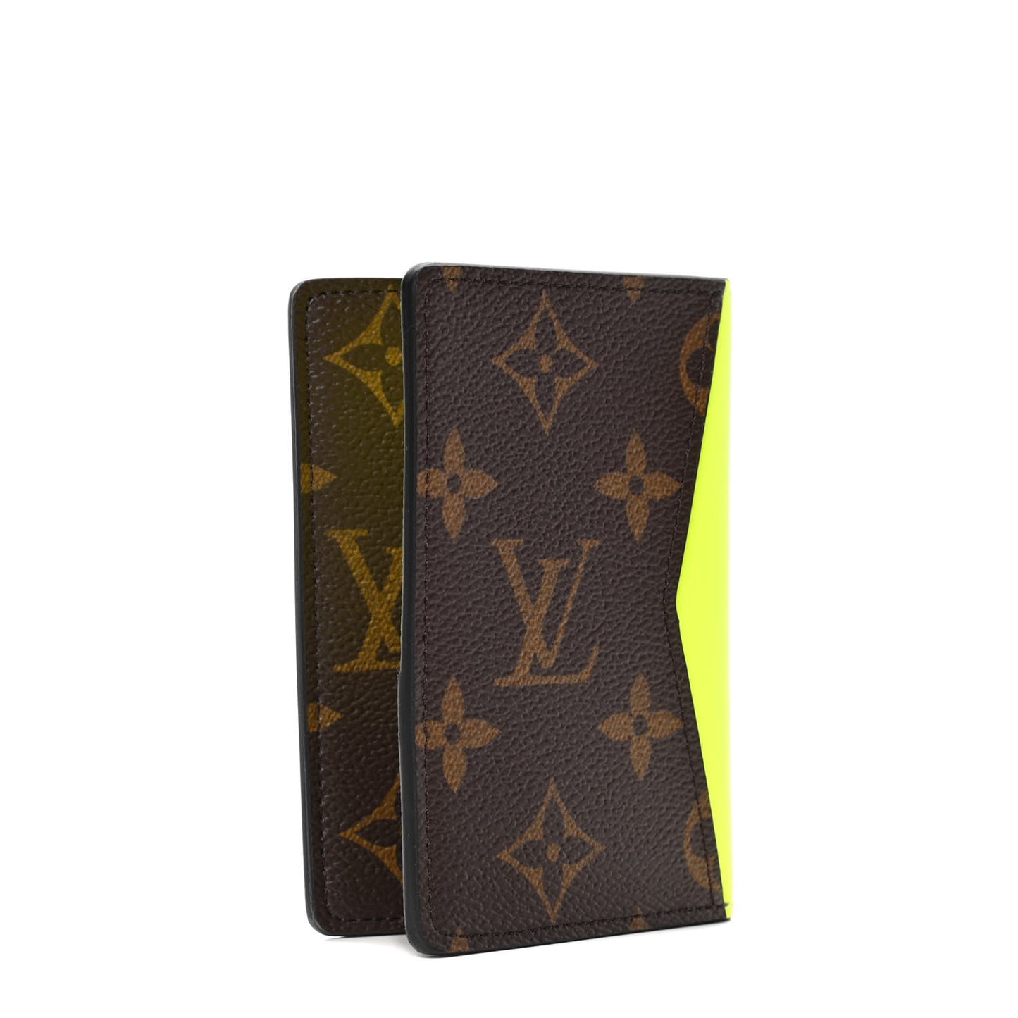 Monogram Pocket Organizer NM Yellow