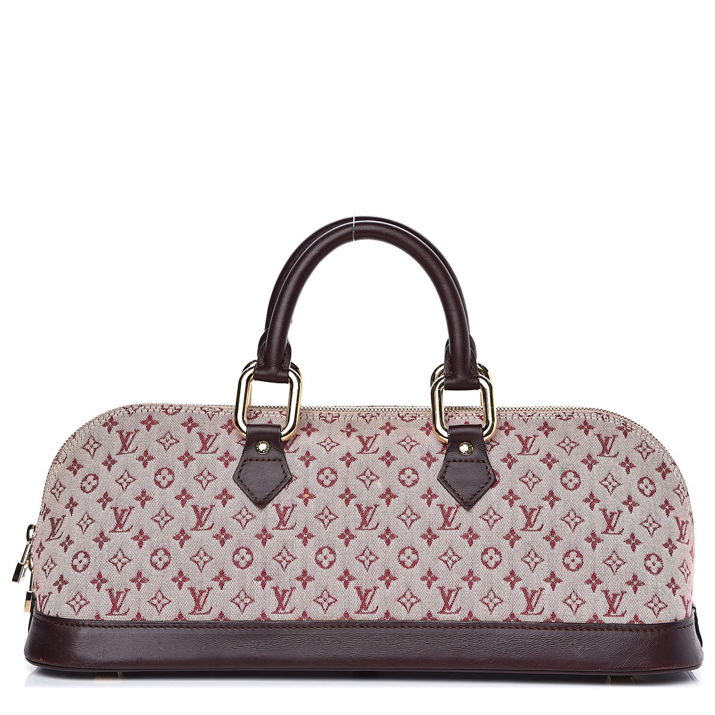 Mini Monogram Alma Long Cherry
