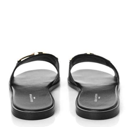 Louis Vuitton Patent Monogram Lock It Flat Mule 39.5 5 of 9