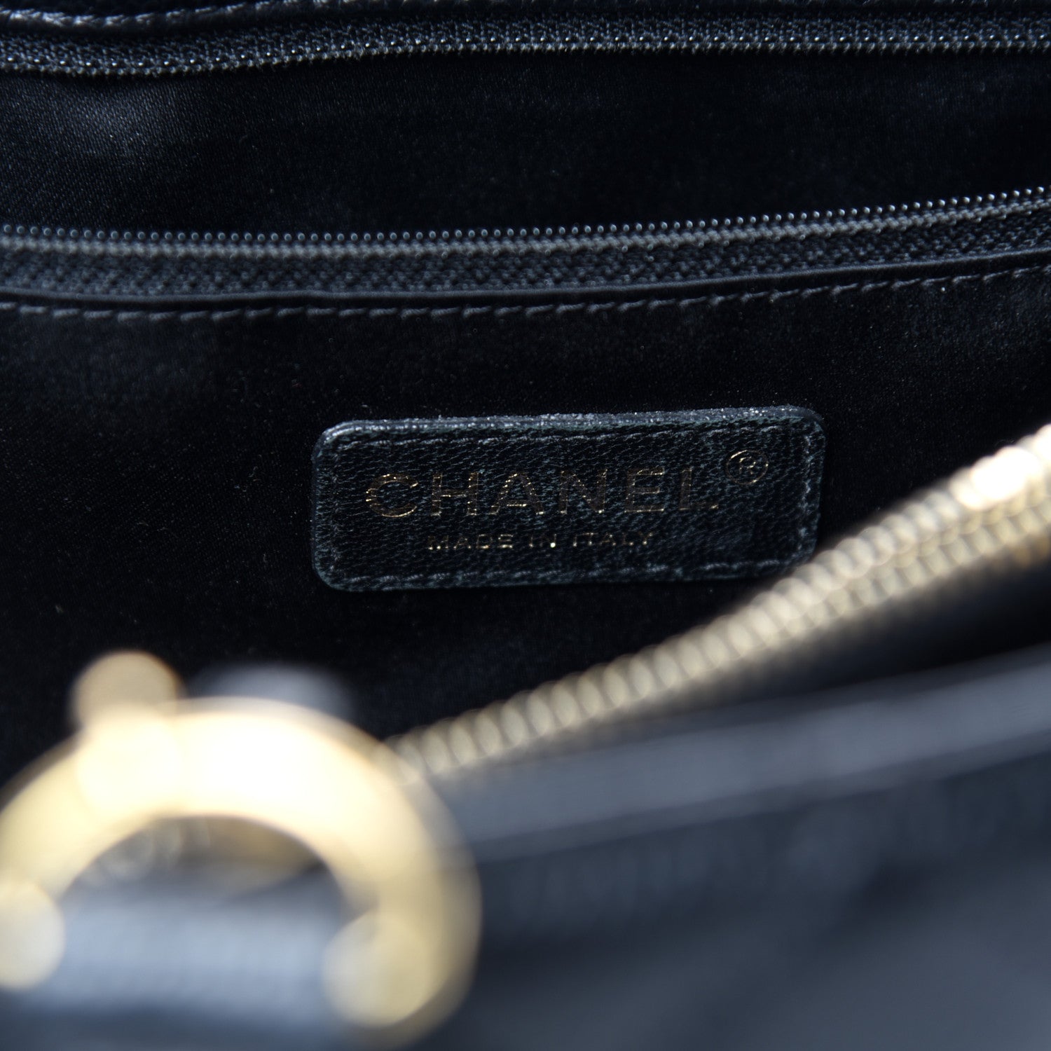 Chanel Caviar Quilted Grand Shopping Tote GST Black 6 of 10