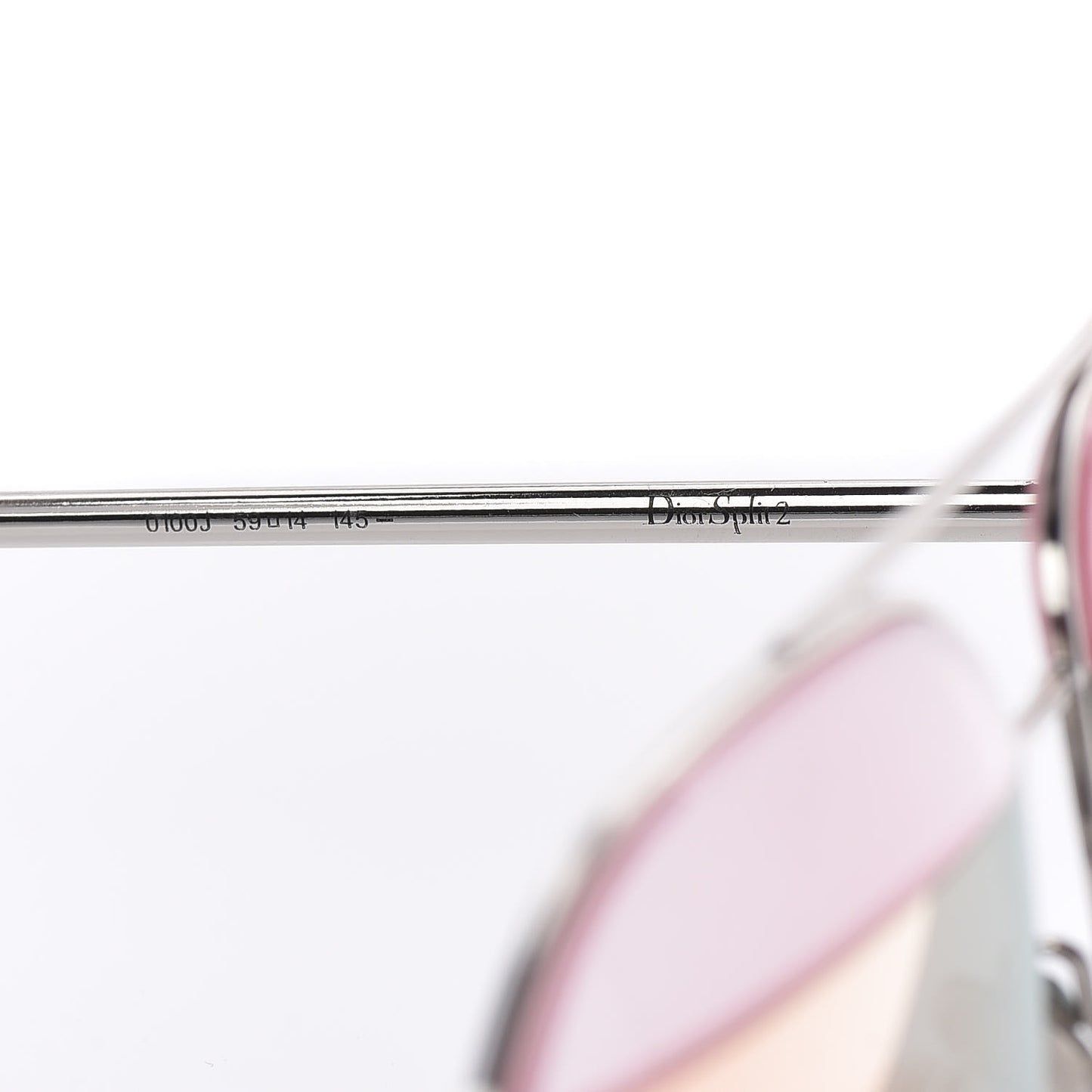 Metal DiorSplit 2 Sunglasses Pink