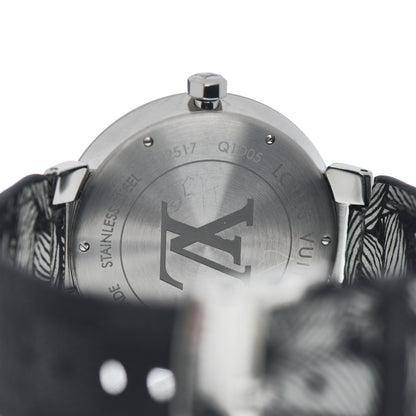 Louis Vuitton Stainless Steel Damier Graphite 39mm Rope Quartz Watch 4 of 5