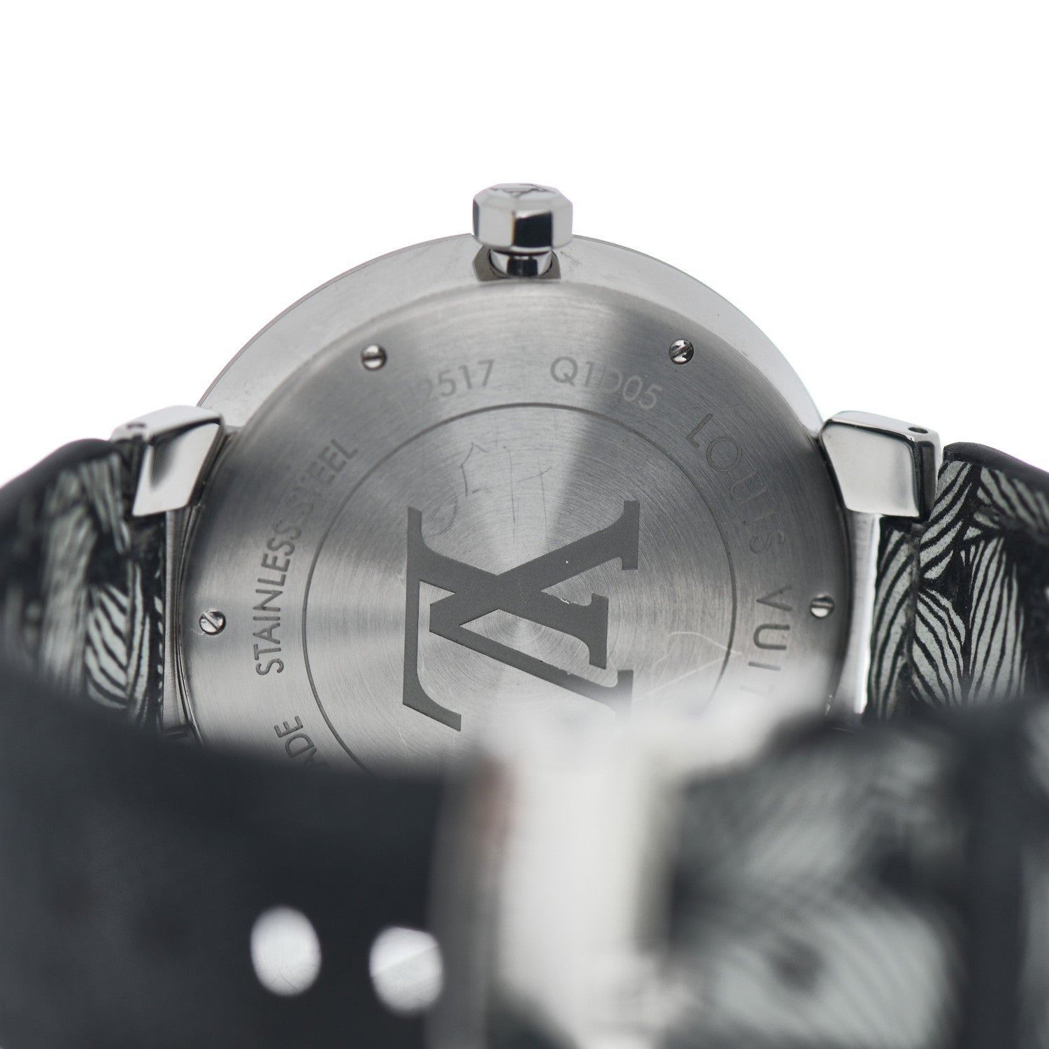 Louis Vuitton Stainless Steel Damier Graphite 39mm Rope Quartz Watch 4 of 5