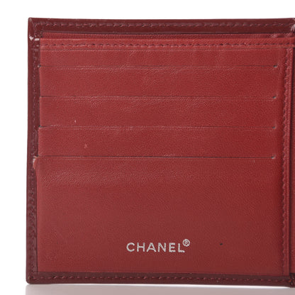 Chanel Patent Bi-Fold Wallet Red 10 of 13