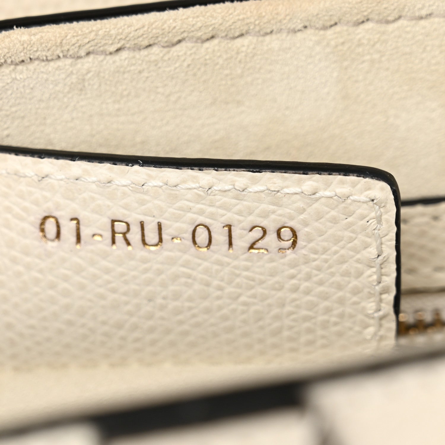 Christian Dior Grained Calfskin Saddle Bag White 7 of 11