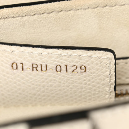 Christian Dior Grained Calfskin Saddle Bag White 7 of 11