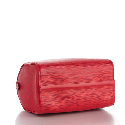 Louis Vuitton Epi Speedy 25 Castillan Red 4 of 7