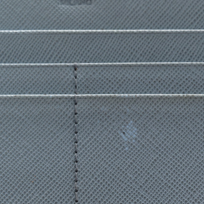 Prada Saffiano Metal Continental Wallet Astrale 8 of 14