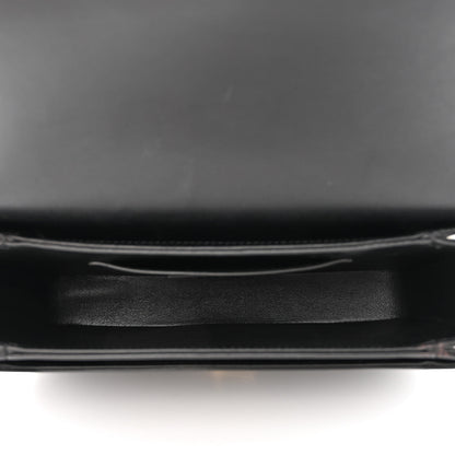 Saint Laurent Box Calfskin Monogram Medium Solferino Satchel Black 5 of 10
