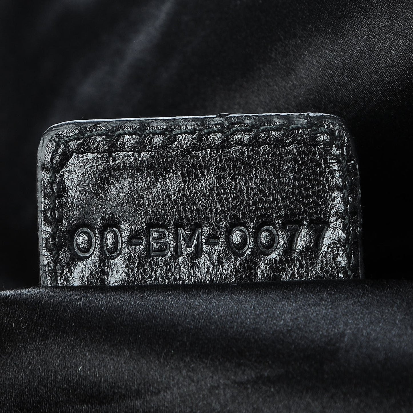 Satin Beaded Clutch Black