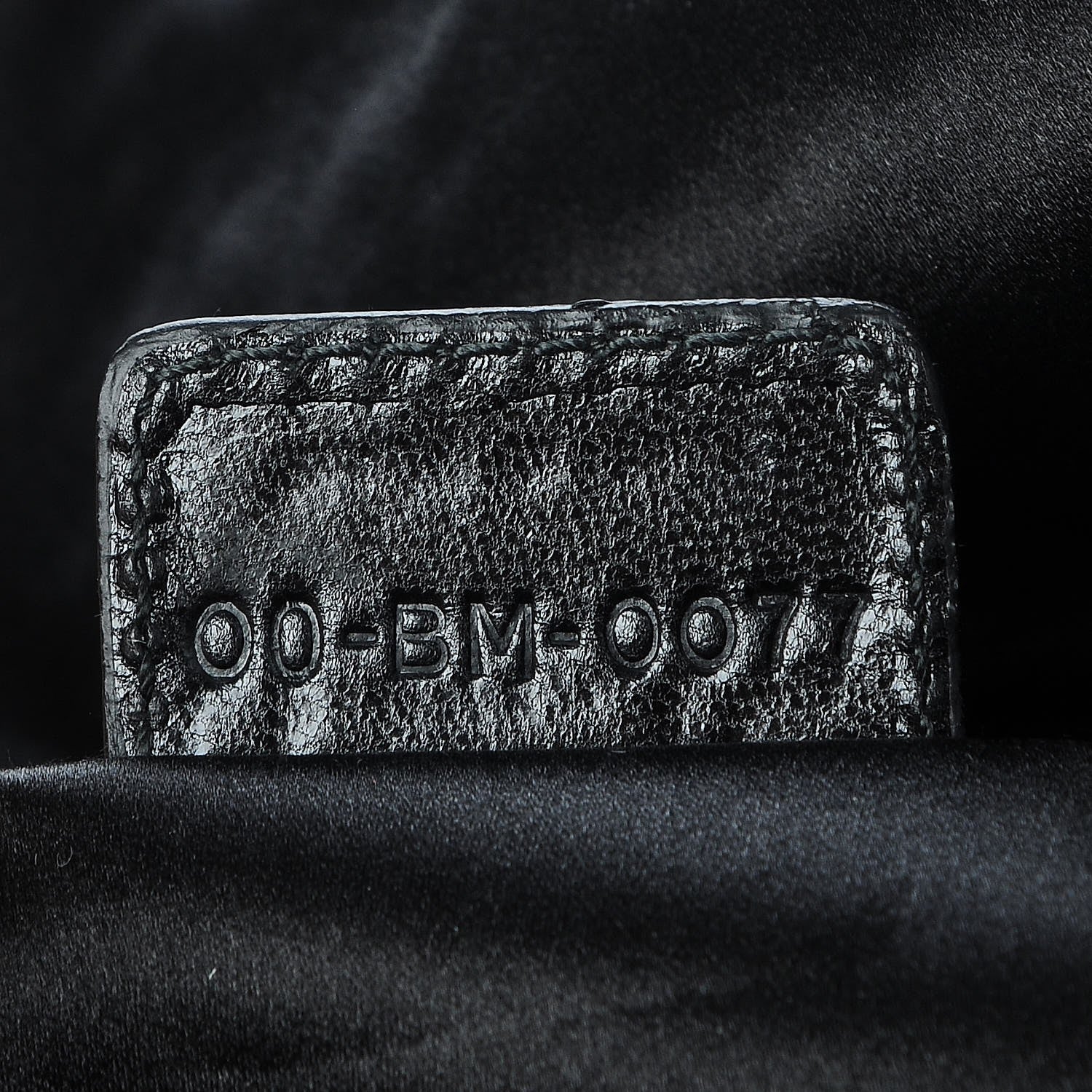 Christian Dior Satin Beaded Clutch Black 7 of 8