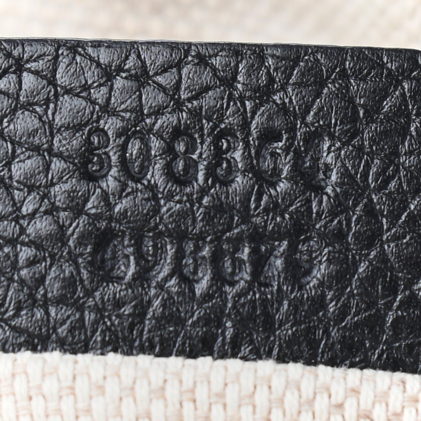 Pebbled Calfskin Small Soho Disco Bag Black