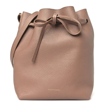Mansur Gavriel Pebbled Calfskin Soft Mini Bucket Bag Biscotto 1 of 9