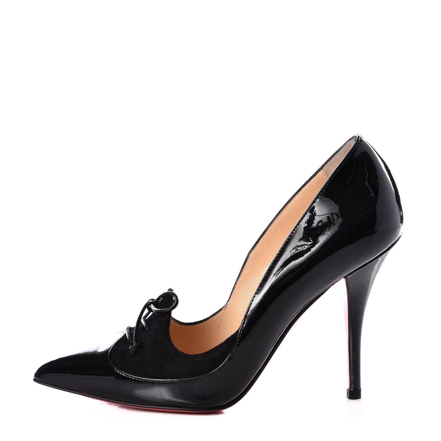 Patent Veau Velours Queue De Pie 100 Pumps 35 Black