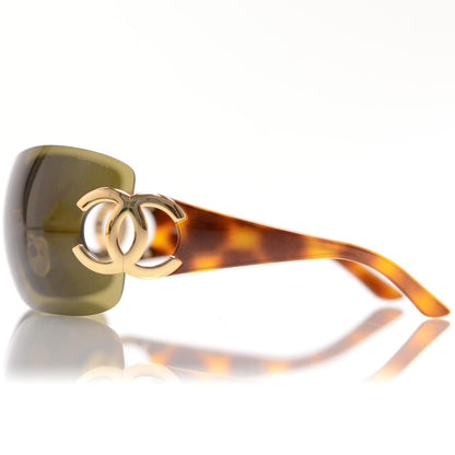 Chanel Tortoise Shell CC Sunglasses 4124 3 of 7