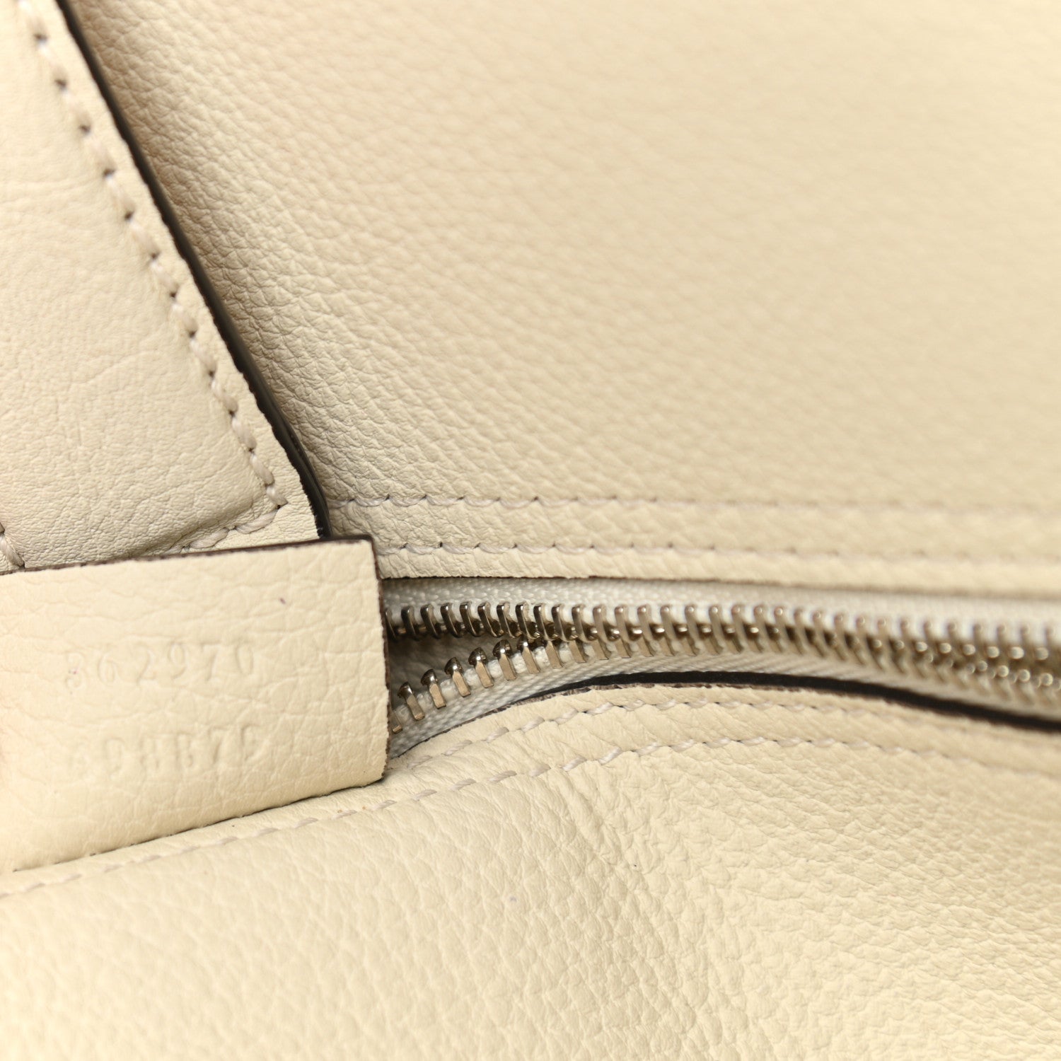 Gucci Soft Calfskin Medium Jackie Top Handle Bag Antique White 12 of 12