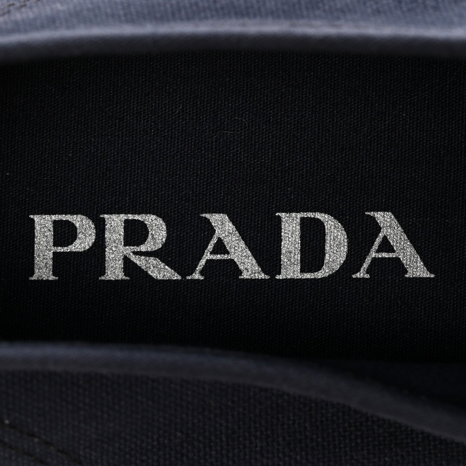 Prada Canvas Triangle Logo Wheel 35mm Sneakers 42 Navy 6 of 14
