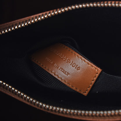 Saint Laurent Grained Calfskin Topstitch Small Sac De Jour Cognac 7 of 8