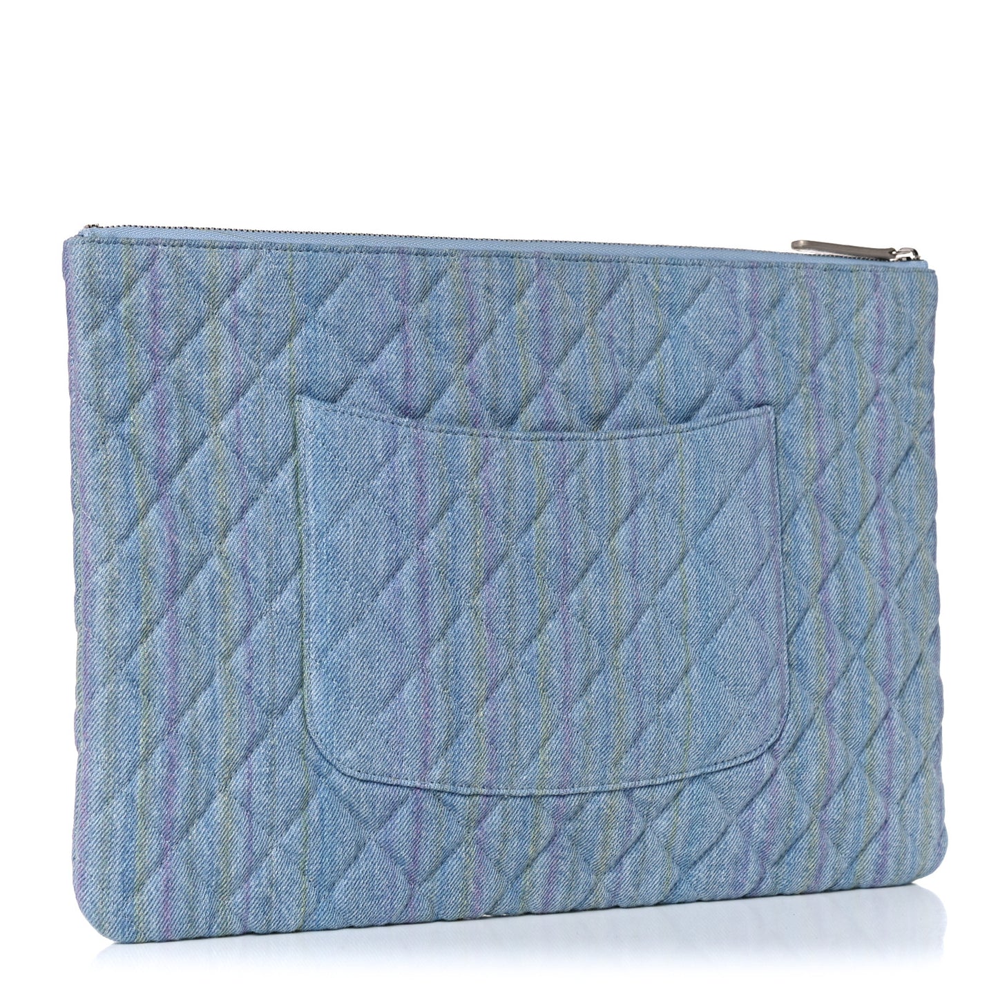 Denim Medium Cosmetic Case Blue