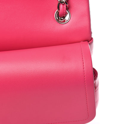 Chanel Lambskin Quilted Jumbo Double Flap Fuchsia 10 of 12