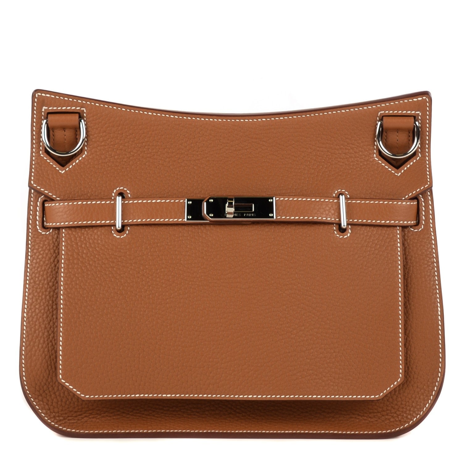 Hermes Taurillon Clemence Jypsiere 28 Gold 1 of 21