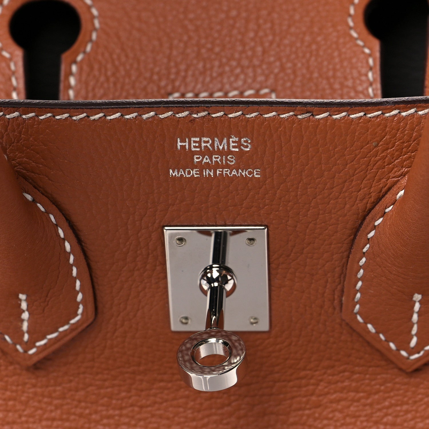 Hermes Taurillon Novillo Verso Birkin 25 Gold Gris Tourterelle 6 of 11