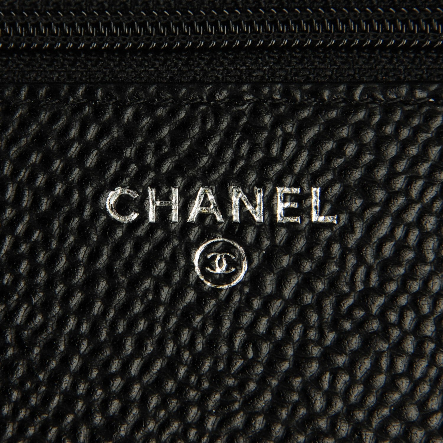 Chanel Caviar Quilted Wallet On Chain WOC Black 6 of 8