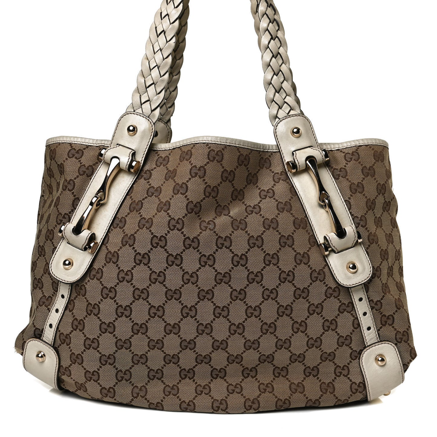Monogram Medium Pelham Shoulder Bag Off White
