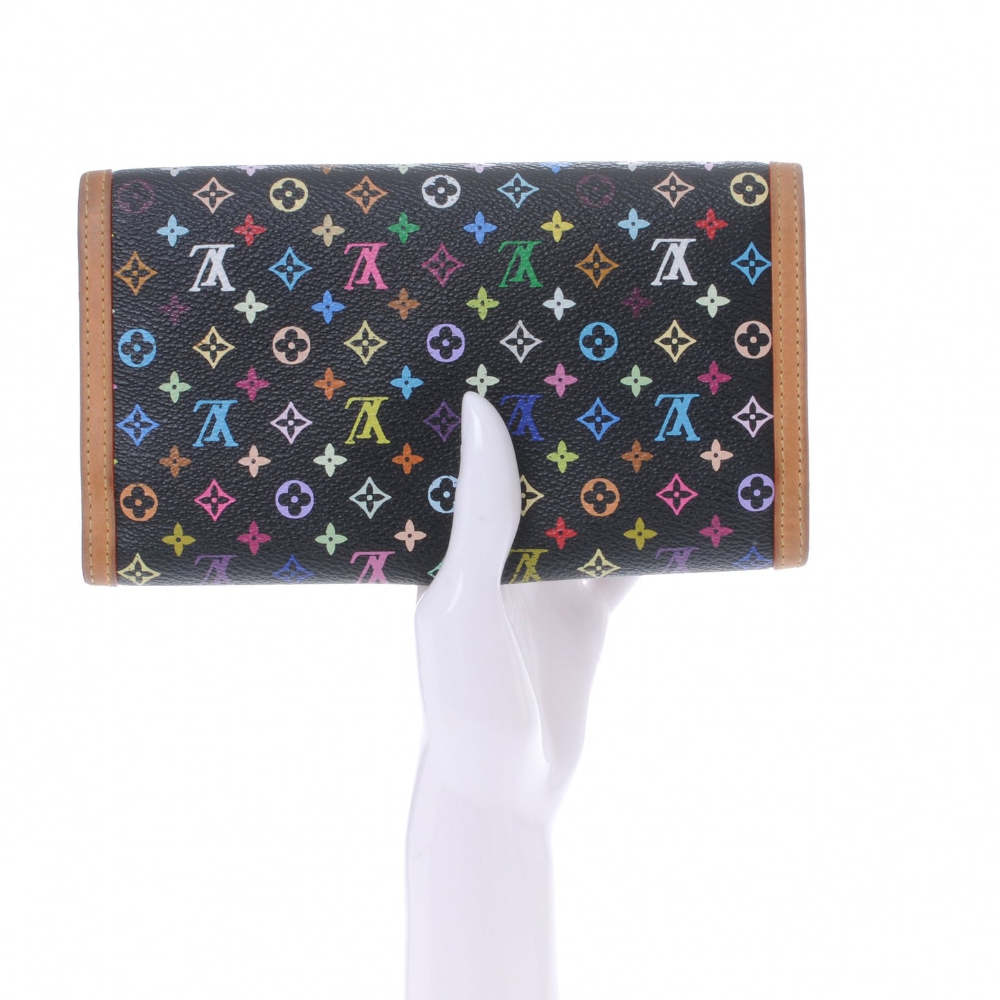 Monogram Multicolor Porte Tresor International Wallet Black