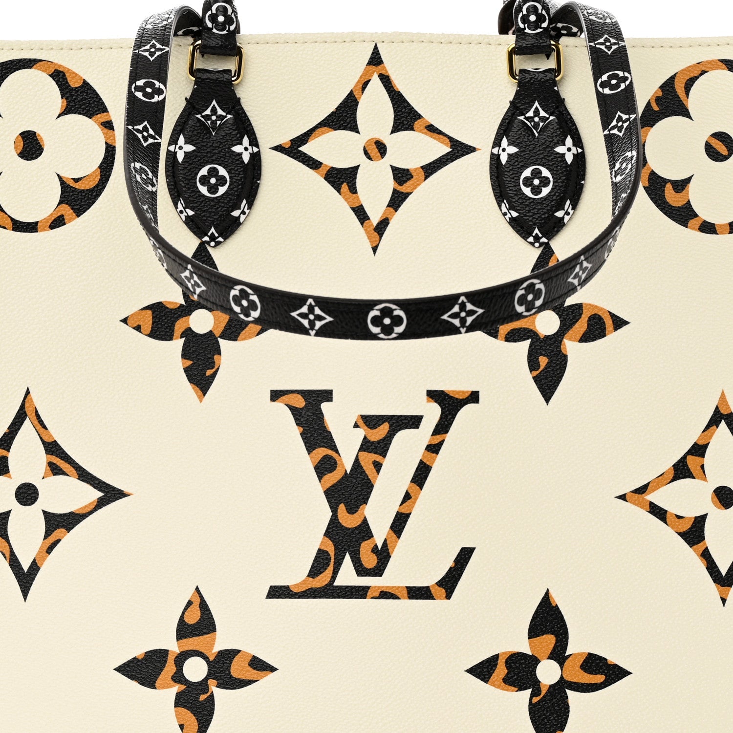 Louis Vuitton Monogram Giant Jungle Onthego GM Ivory 8 of 10