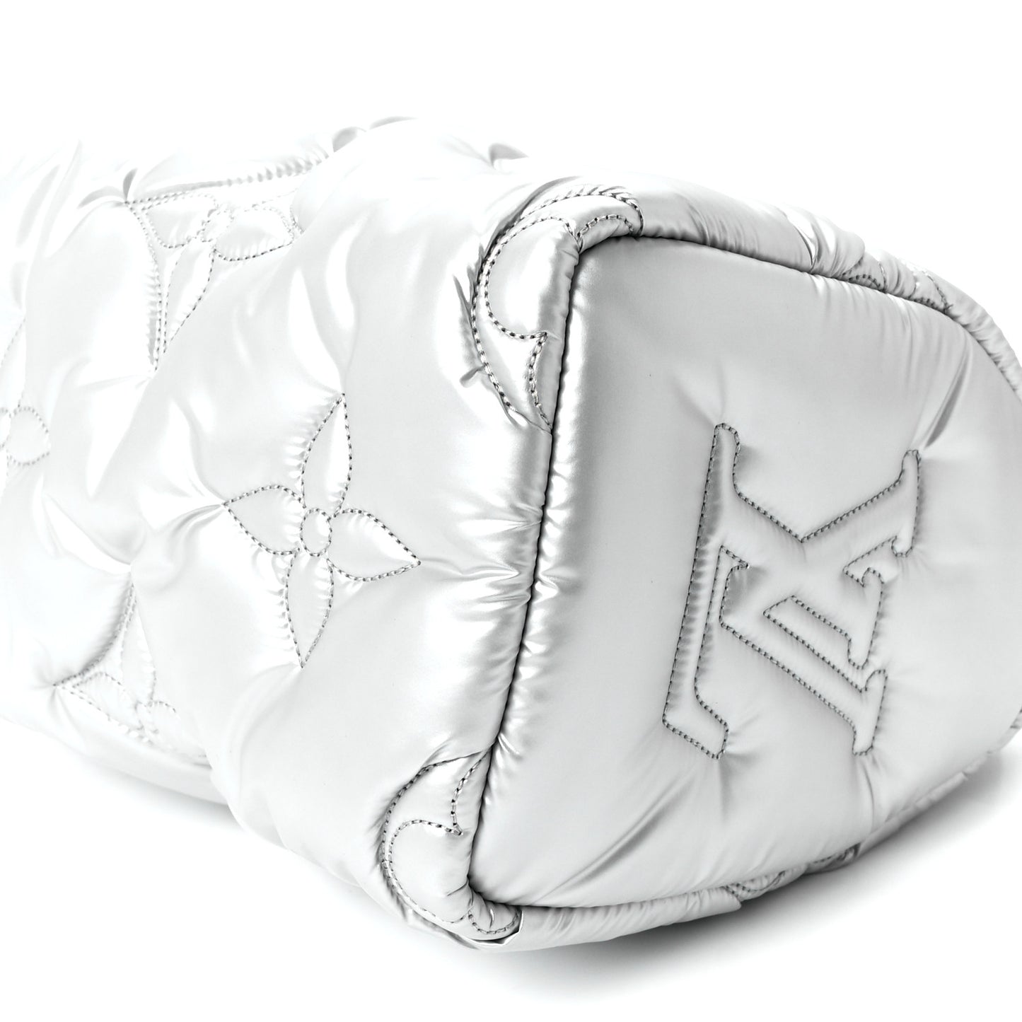 Econyl Mini Monogram Pillow Speedy Bandouliere 25 Silver