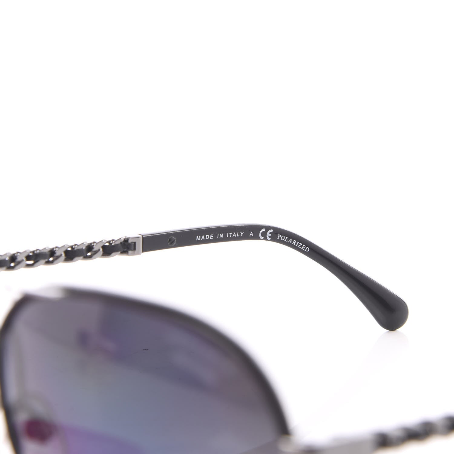 Chanel Polarized Pilot Winter Sunglasses 4219-Q Black 6 of 8