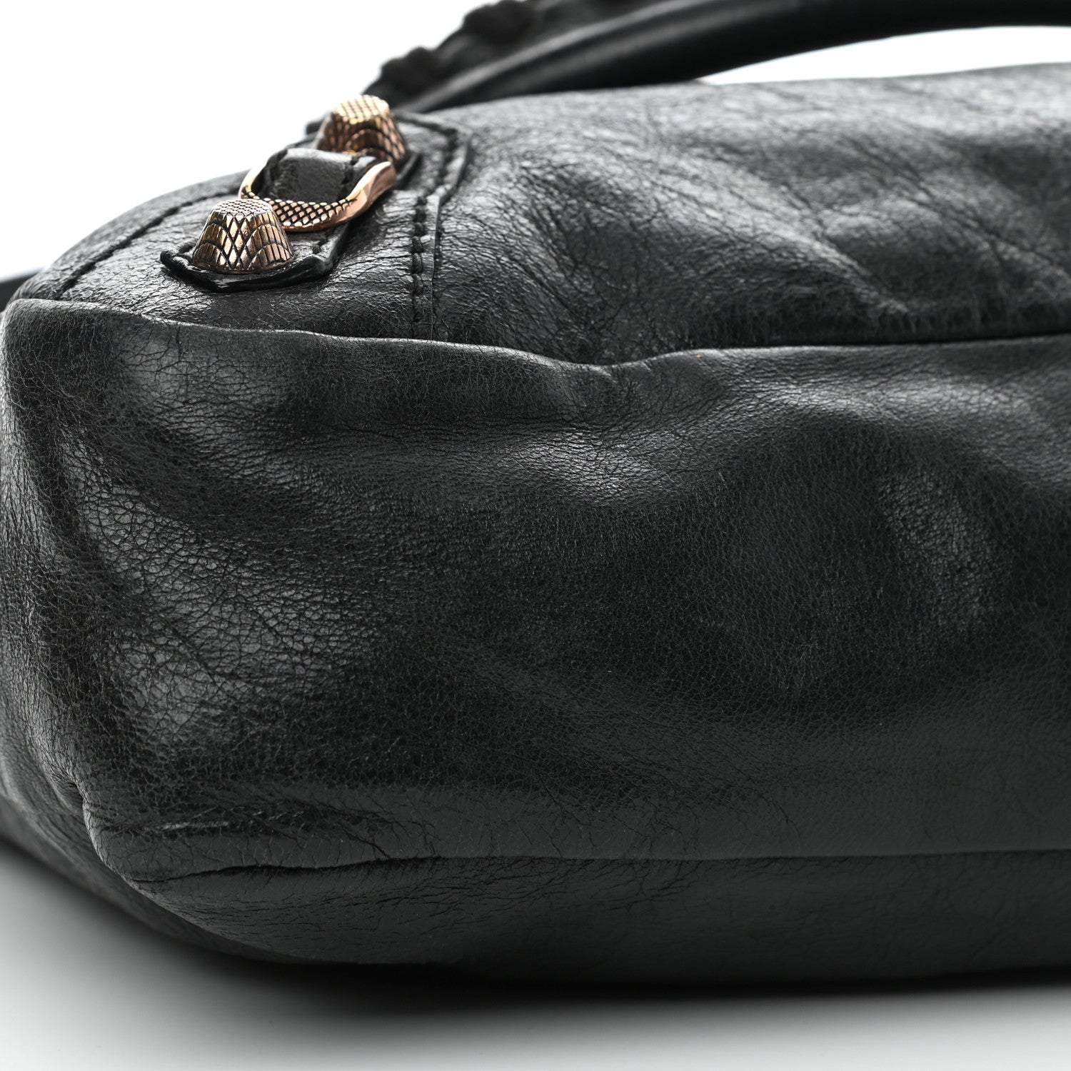 Balenciaga Agneau Giant 12 Rose Gold Hardware Town Black 9 of 15