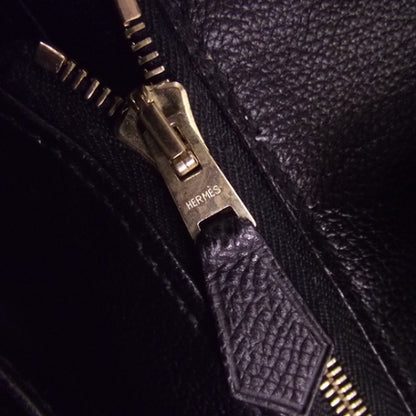 Hermes Swift Leather BIRKIN 30 Black 10 of 13