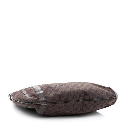 Gucci Monogram Medium Abbey Convertible Tote Dark Brown 4 of 14