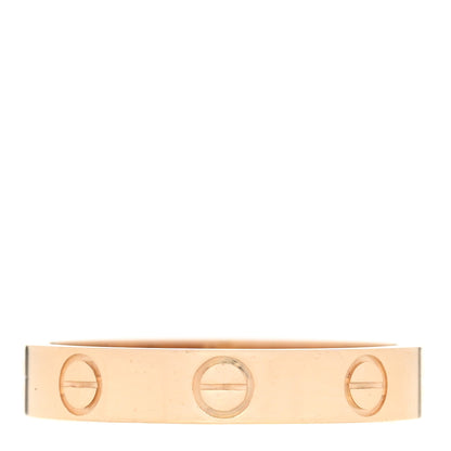 Cartier 18K Yellow Gold 3.5mm LOVE Wedding Band Ring 54 6.75 3 of 4