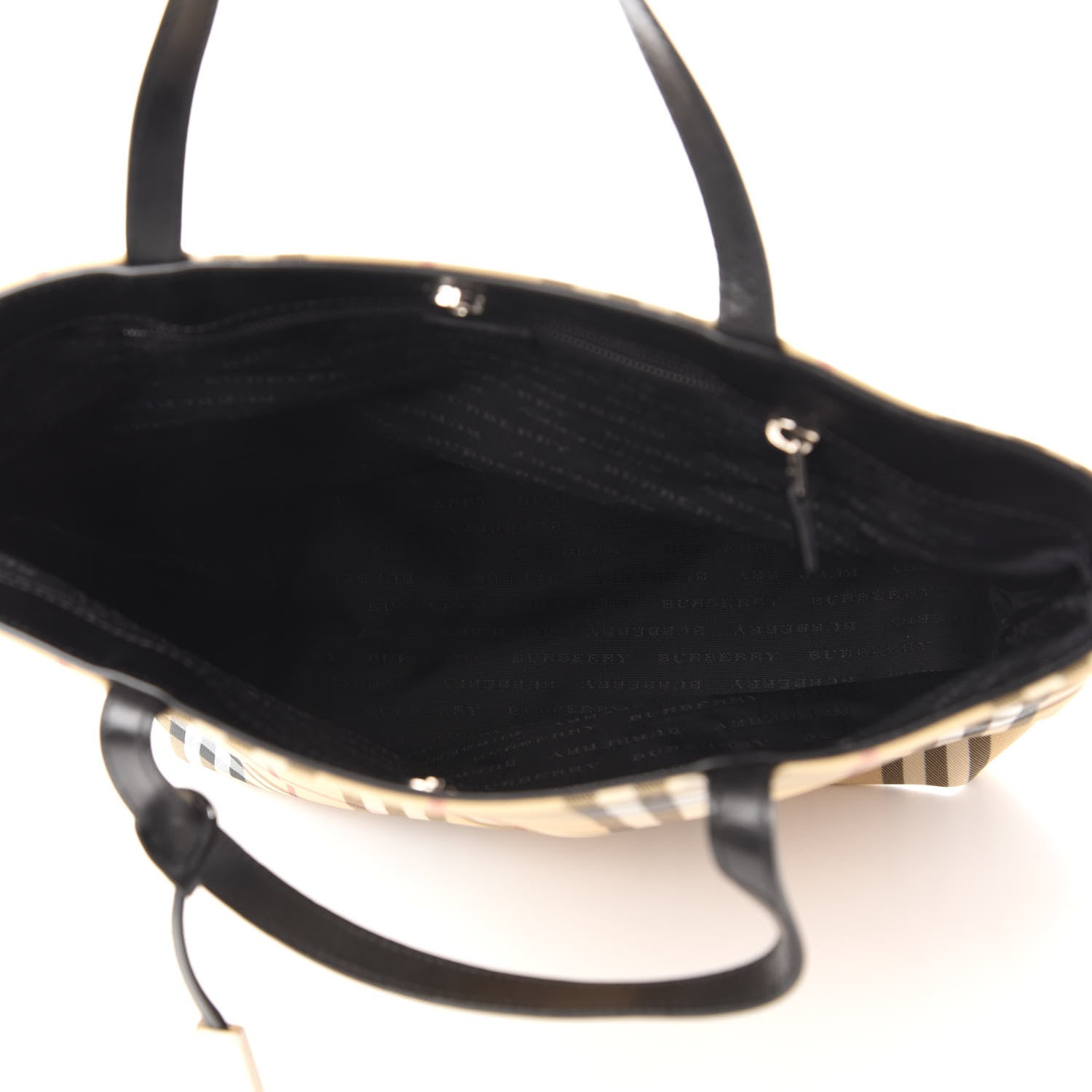 Burberry House Check Medium Tote Black 5 of 11