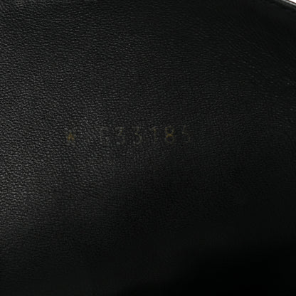 Chanel Patent Calfskin Pearl Combat Ankle Boots 39 Black 8 of 8