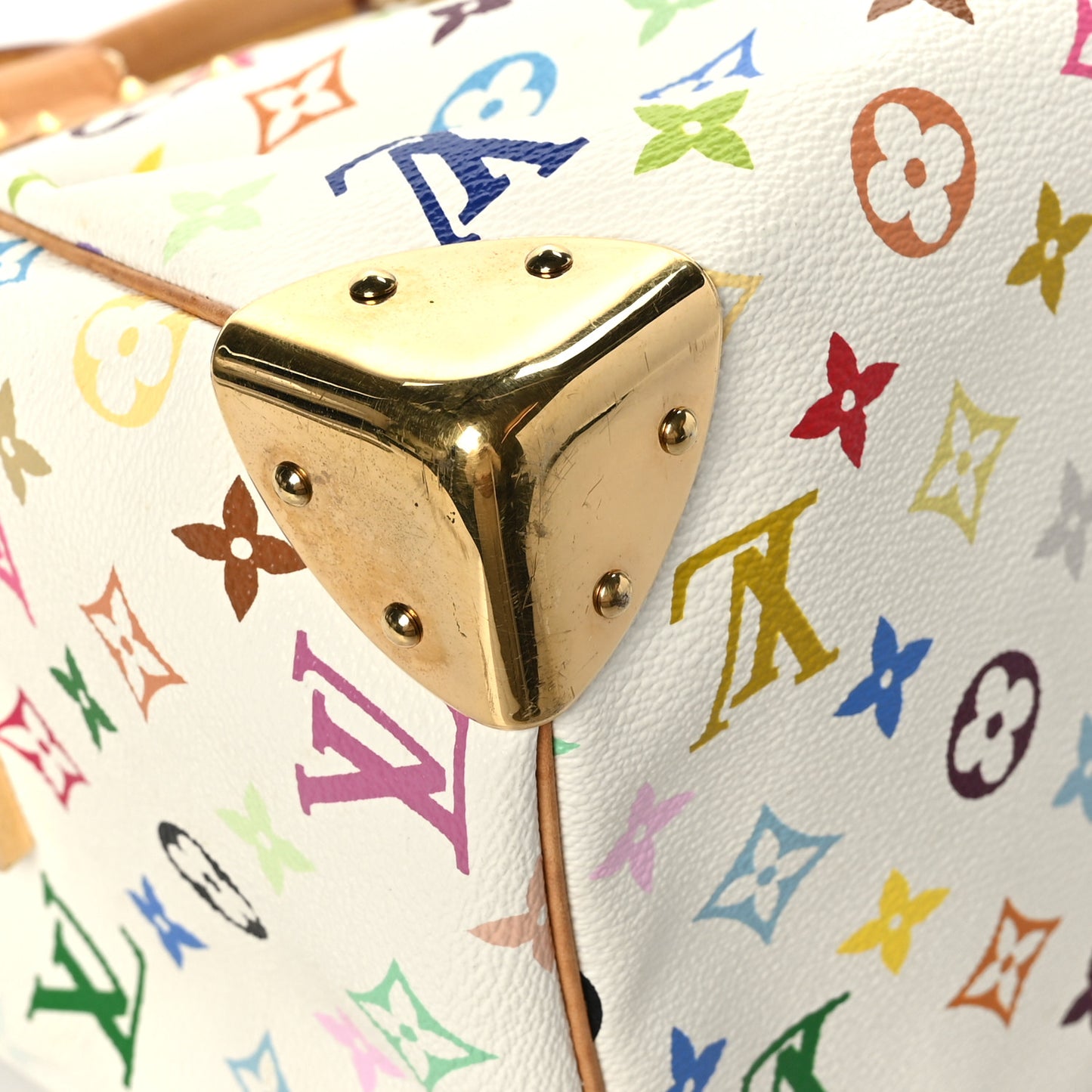 Monogram Multicolor Speedy 30 White