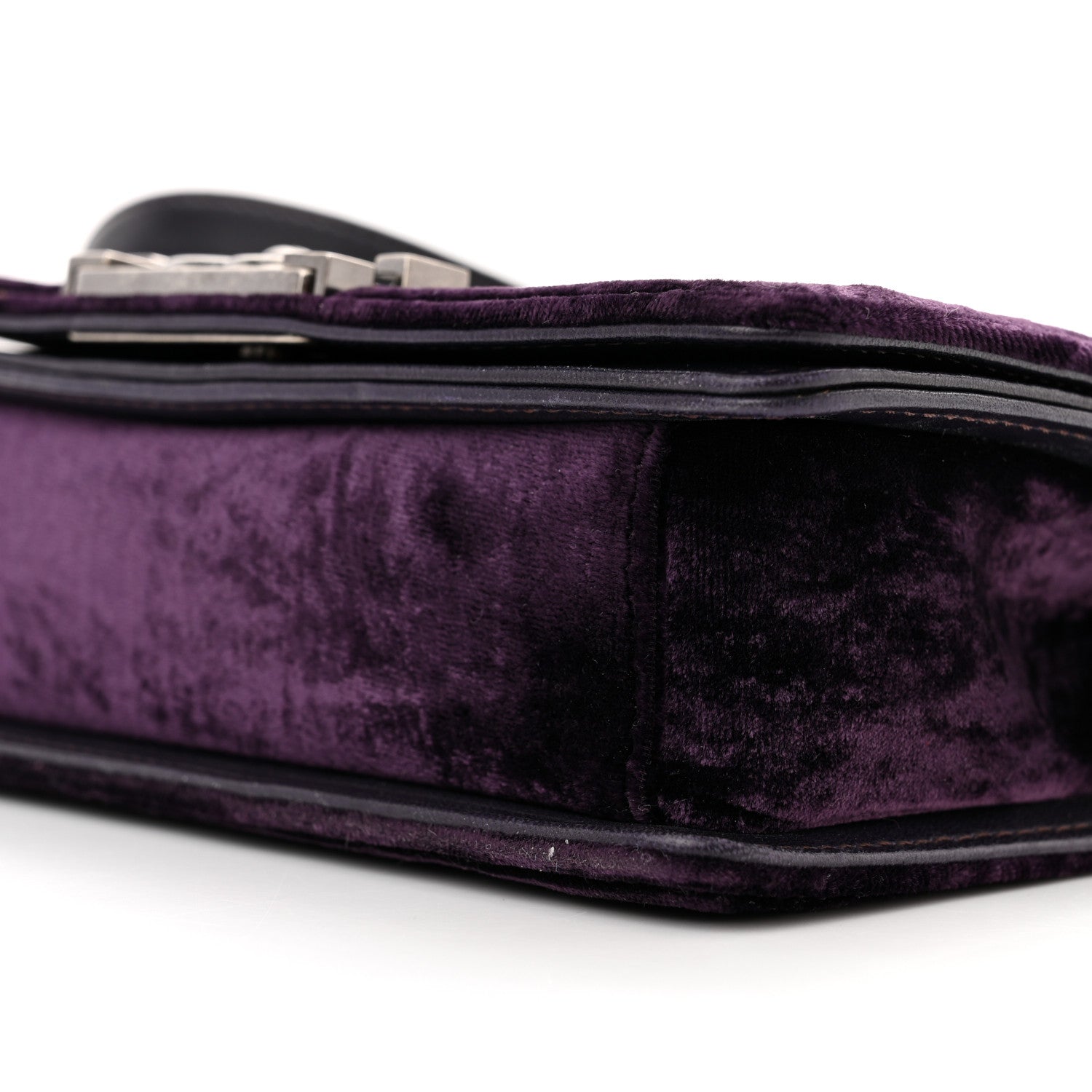 Chanel Velvet Quilted Small Boy Flap Purple 10 of 13