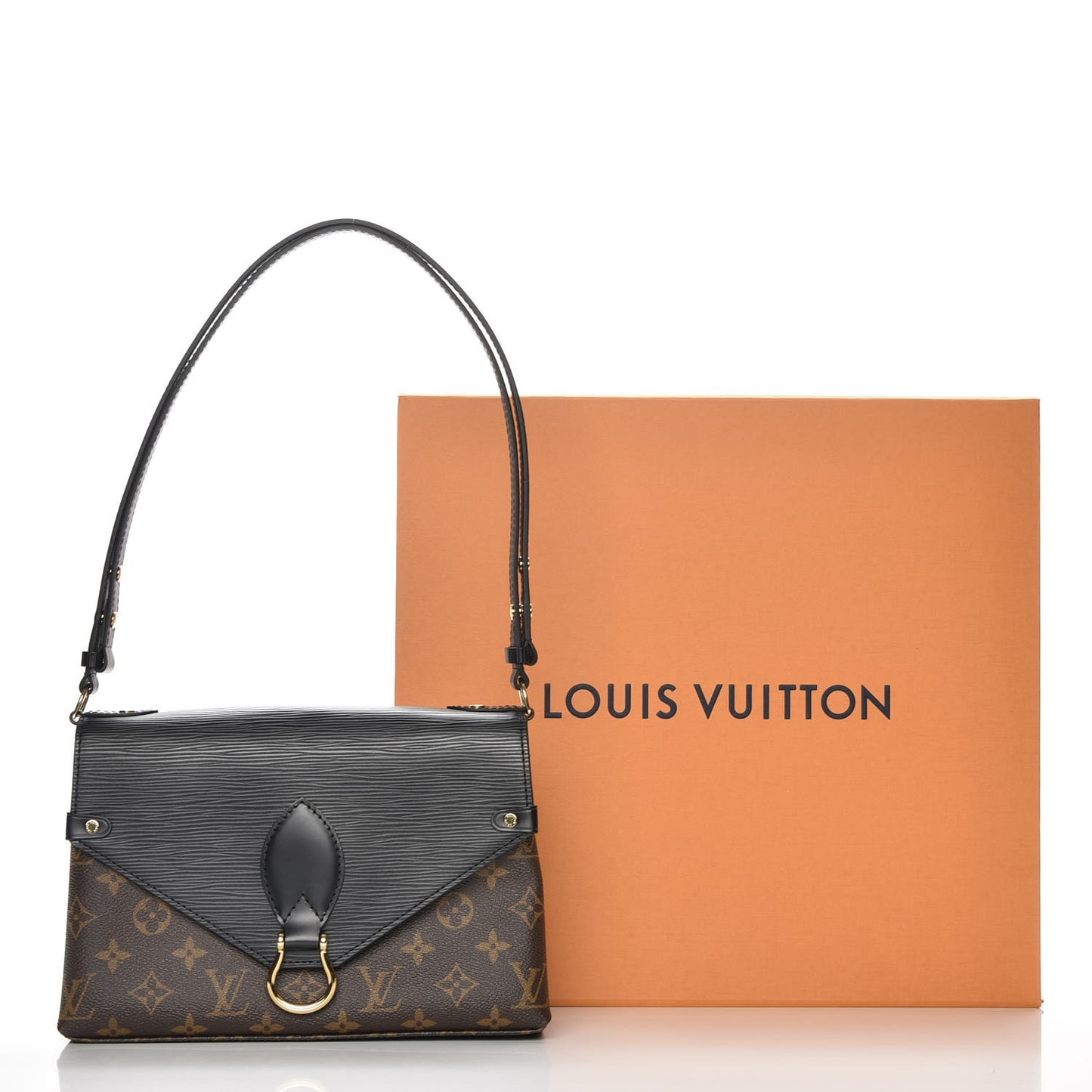 Epi Monogram Saint Michel Black