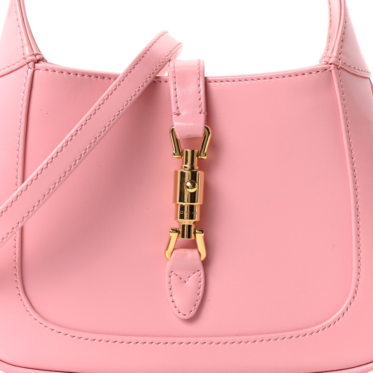 Gucci Boarded Dyana Lux Calfskin Mini Jackie 1961 Hobo Wild Rose 8 of 10
