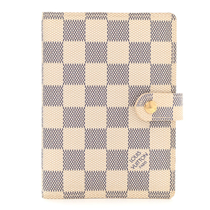Louis Vuitton Damier Azur Small Ring Agenda Cover 1 of 8