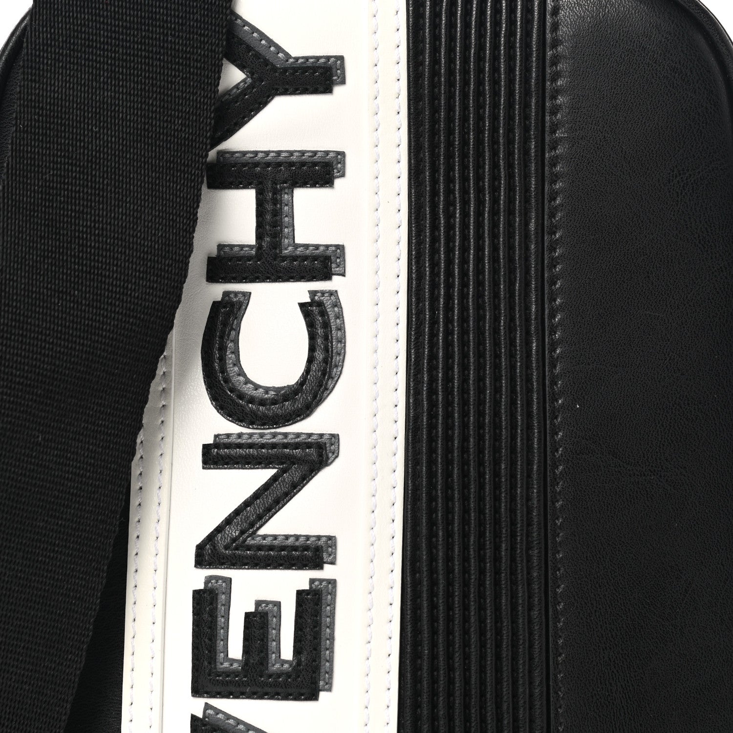 Givenchy Calfskin MC3 Crossbody Bag Black White 8 of 10