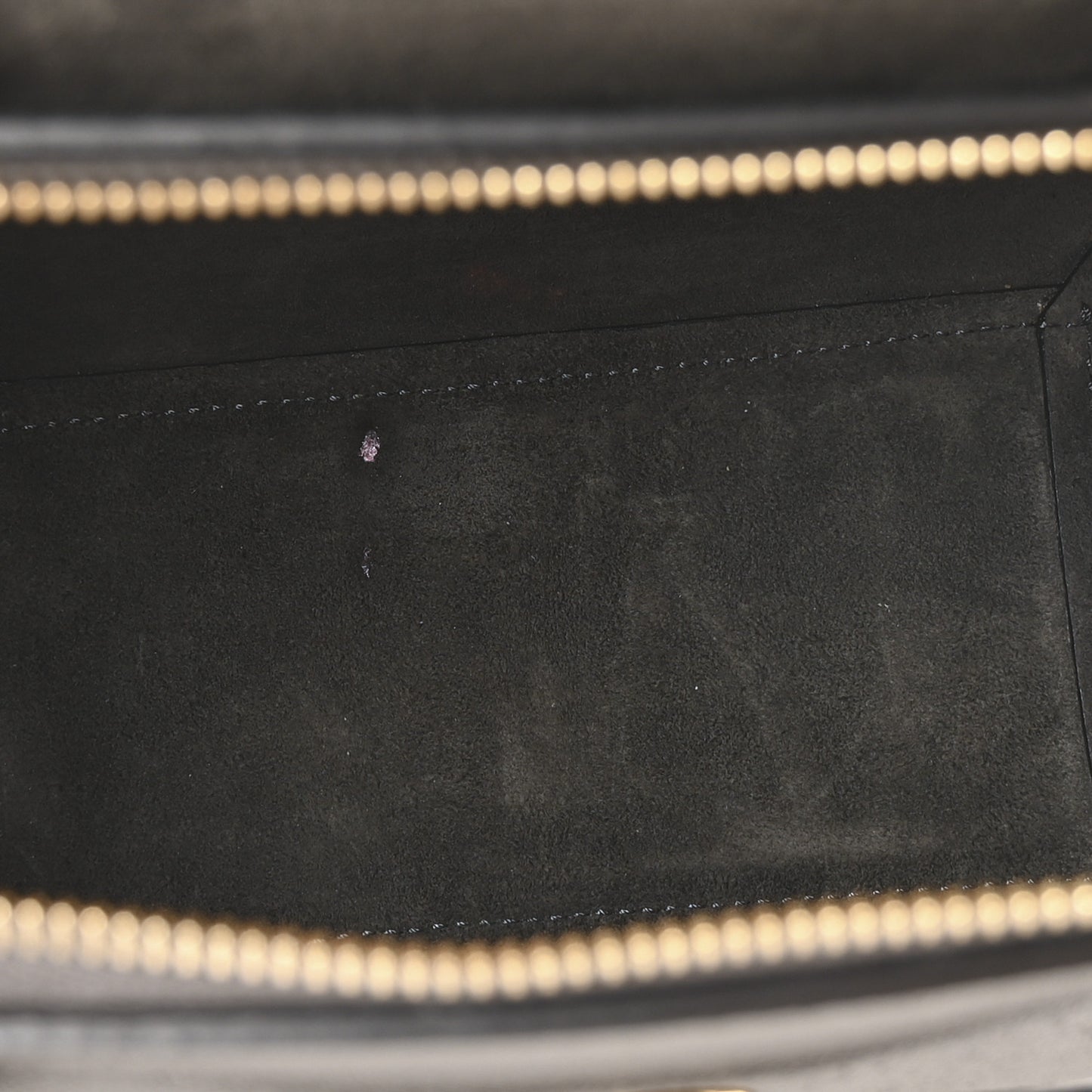 Grained Calfskin Nano Belt Bag Grey