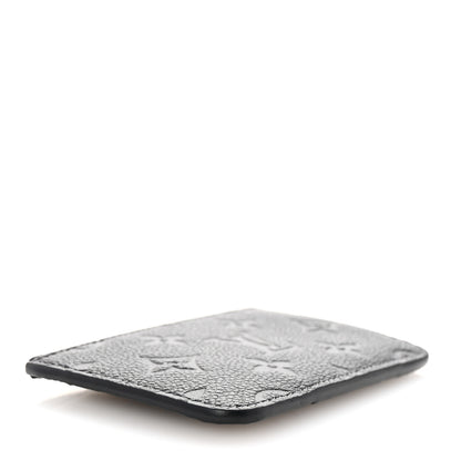 Louis Vuitton Empreinte Monogram Zipped Romy Card Holder Black 4 of 6