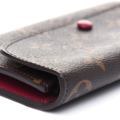 Louis Vuitton Monogram Emilie Wallet Fuchsia 11 of 12