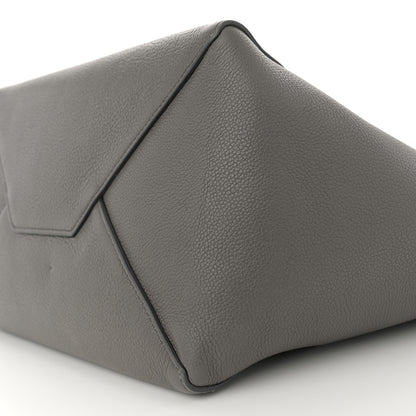 Celine Soft Grained Calfskin Small Belt Cabas Phantom Medium Grey 11 of 16