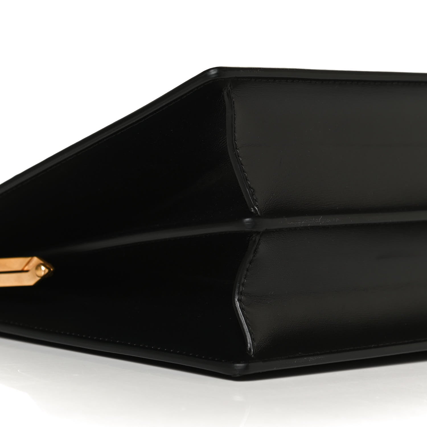 Celine Box Calfskin Medium Clasp Bag Black 9 of 10