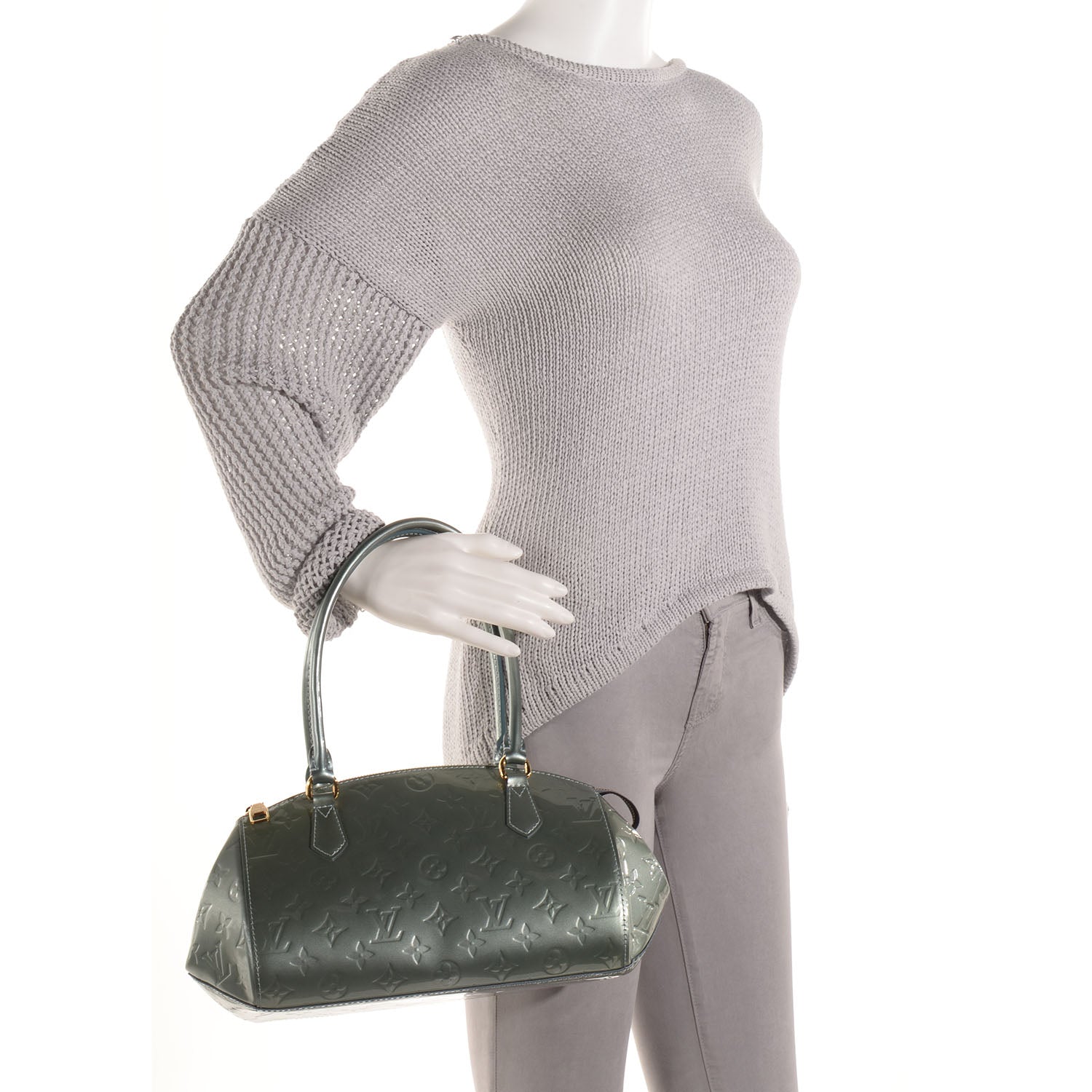 Louis Vuitton Vernis Sherwood PM Givre 2 of 7
